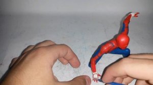 Человек паук ps4 из пластилина