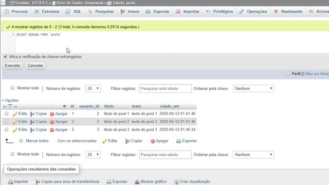 Curso de PHP7 e MVC Aula 20 phpMyAdmin Lendo Registros смотреть онлайн