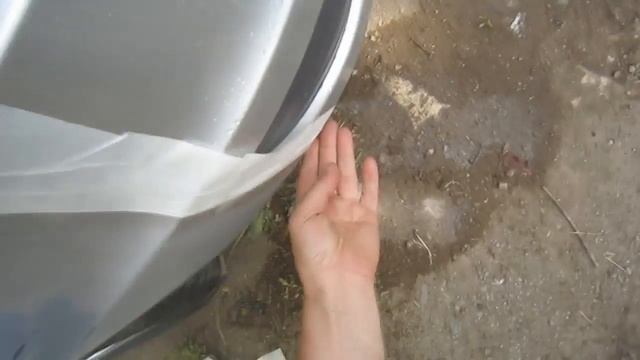 Покраска бампера и ремонт без снятия на машине Рено Логан смотреть онлайн