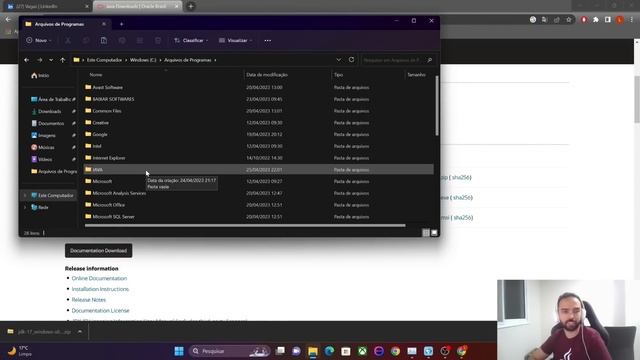 Instalação - Java JDK17 Oracle (Windows) смотреть онлайн