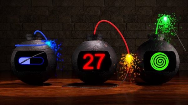 1 Minute Timer Bomb [3D TIMER - 3X] ?