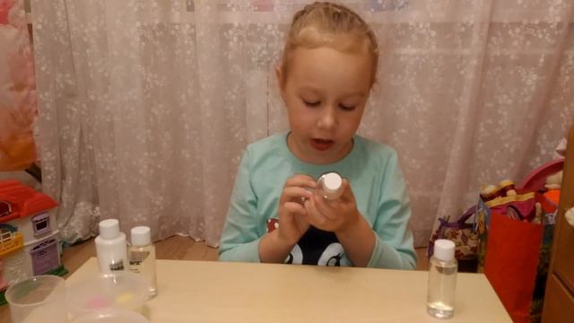 Обзор на набор "Сделай слайм. Северное сияние" часть 1 смотреть онлайн