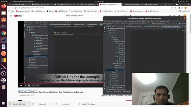 Spring Boot MongoDB Tutorial смотреть онлайн