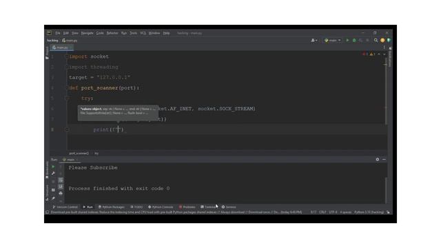 Port Scanner |Python Hacking Ep1| CyberMon смотреть онлайн