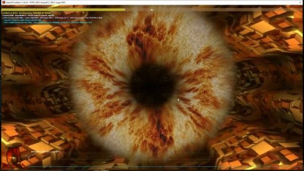 AMD RX 590 GME Sapphire FIX Software Adrenalin Edition 22.11.1 Furmark Gpu Stress test #amd #rxking