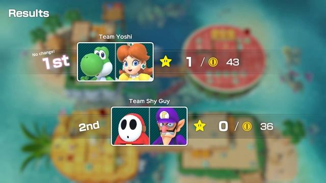 Super Mario Party Partner Party Watermelon Walkabout Yoshi Daisy Vs Shy Guy Waluigi смотреть онлайн