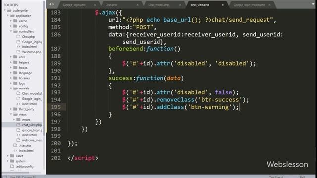 Chat Application in Codeigniter - Send Chat Request смотреть онлайн