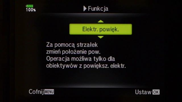 Olympus OM-D E-M1 Mark II - menu wideo смотреть онлайн