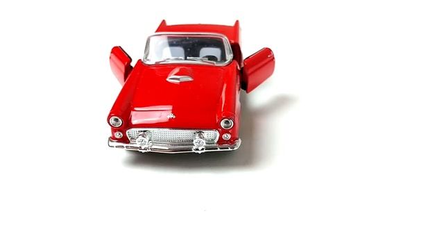 Diecast Cars Unboxing Ford Thunderbird 1955 toys for kids смотреть онлайн