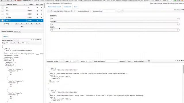 Querying and searching MongoDB using JSON Studio смотреть онлайн