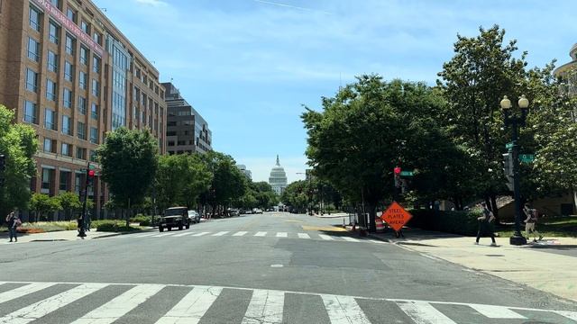 Driving Washington DC 4K HDR - Capital City of the United States - USA смотреть онлайн