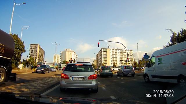 Driving In Belgium With Real Sound! Ездим по Бельгии.