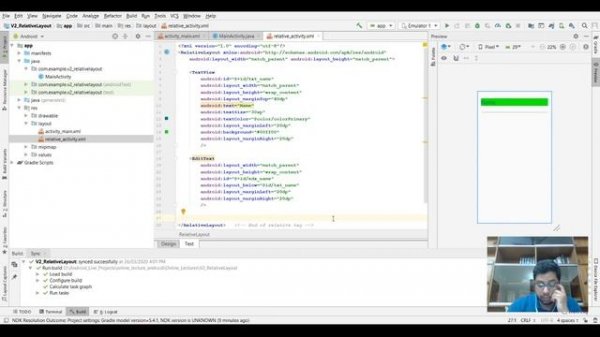 Different Layouts in Android Studio 2020 Tutorial 5 | Linear & Relative Layout | Constraint Layout