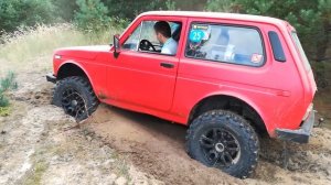 Испытание пневмо блокировки в переднем мосту нива