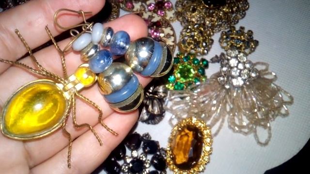 Чешские винтажные броши,лот брошей на продажу смотреть онлайн