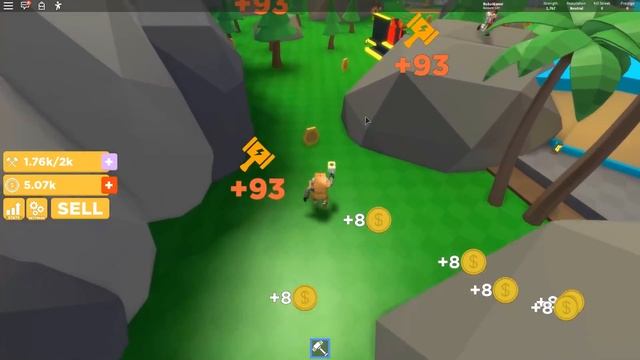 СИМУЛЯТОР КАЧКА С МОЛОТКОМ! КАЧАЮСЬ ЗА ДОНАТ ИДУ В ТОП МИРА! ROBLOX смотреть онлайн