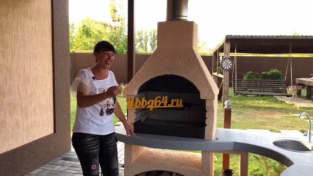 Отзыв о комплексе барбекю "Гера" из шамотного бетона смотреть онлайн