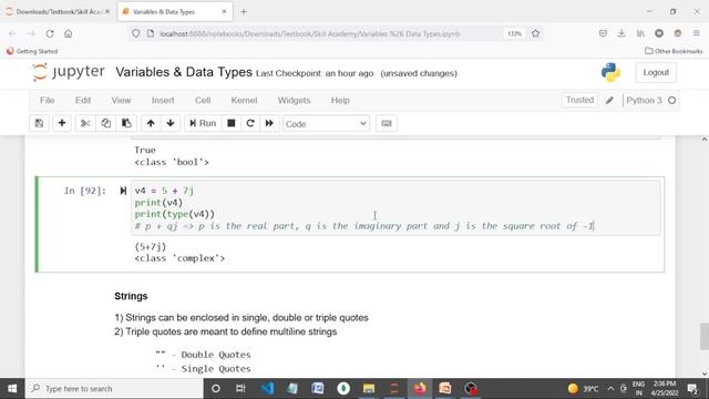 Variables and Data Types in Python : Complete Python Course for Beginners смотреть онлайн