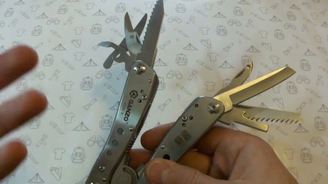 Мультитул (мультиинструмент) Ganzo G201H - обзор смотреть онлайн