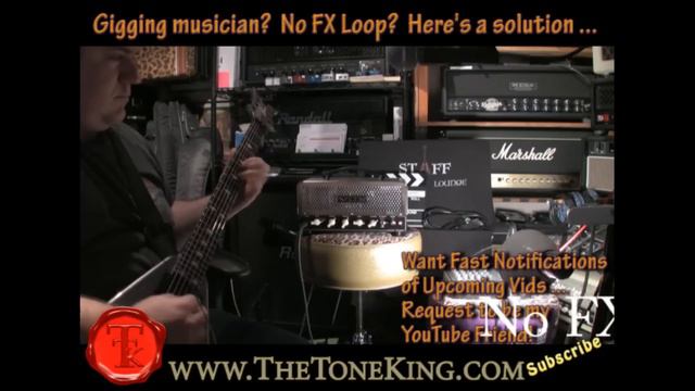 No FX Loop? No Problem. Here's a useful tip for gigging guitarists! TTK Style! смотреть онлайн