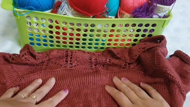 ЧТО СВЯЗАТЬ ИЗ ОСТАТКОВ ПРЯЖИ?/ МОИ ПРОЦЕССЫ/ГАЛИНА И ЗИЛЬФИРА,  ВЫ ЗАРАЗНЫ!???