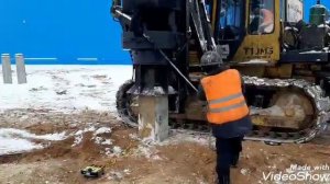 Испытания свай отказомером