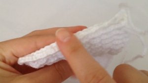 Кусочек торта крючком.