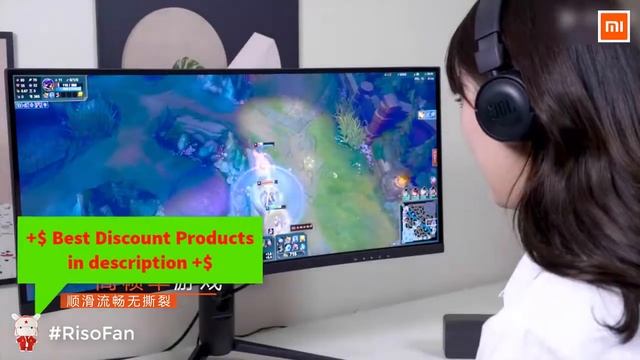 Xiaomi HKC C299Q gaming monitor. смотреть онлайн