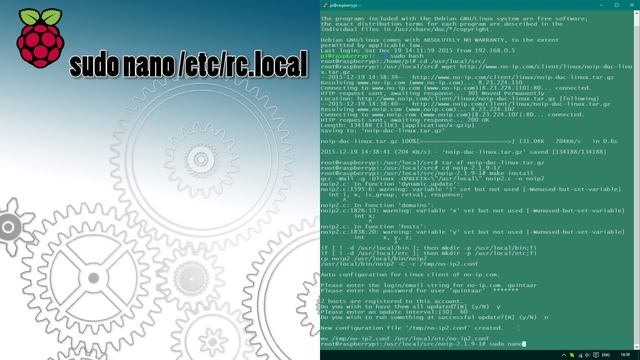 Raspberry PI - Auto update DNS - for remote connections смотреть онлайн