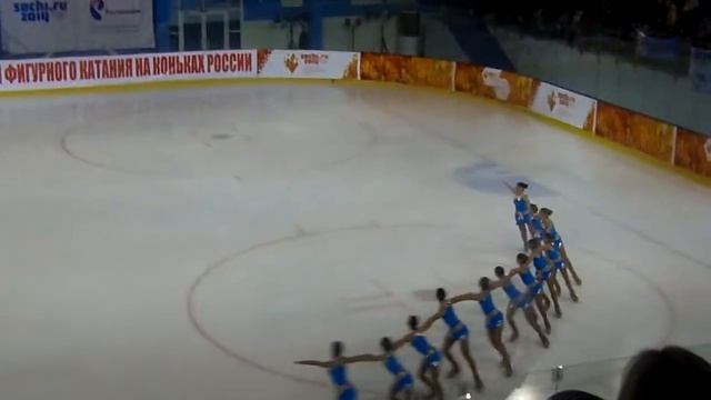 Скиф плюс Нижний Новгород Синхронное катание ЧР 2014 смотреть онлайн