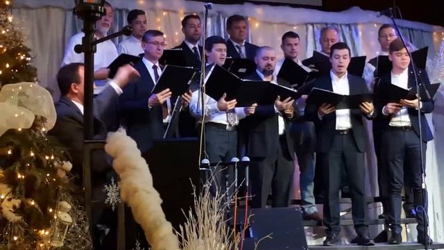 Мужской хор - песня Рождество это праздник света, день рождение большой любви смотреть онлайн