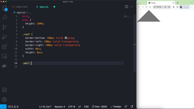 Designing simple house using Html and Css смотреть онлайн