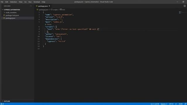 #Cypress - 2 | Cypress Folder not Generated After Installing Cypress | NATASA Tech смотреть онлайн