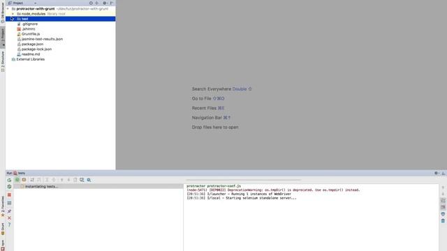 configure Webstorm and Protractor for automation testing смотреть онлайн