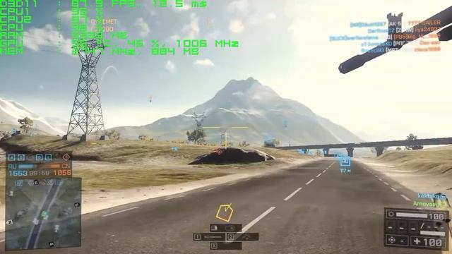 Battlefield 4 Multyplayer. FPS Test Nvidia GTX 650Ti & Intel Pentium G2140 смотреть онлайн