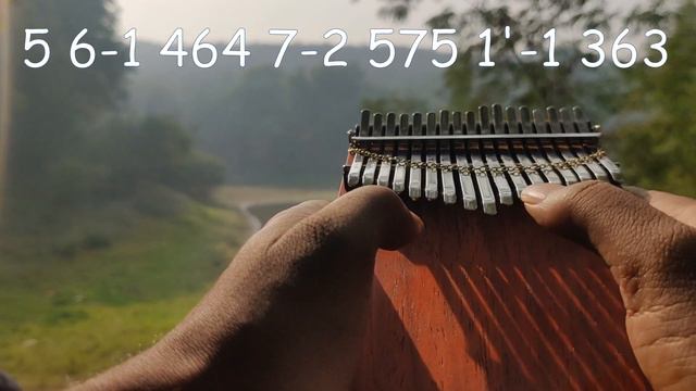 Can't Help Falling In Love (Elvis Presley) Kalimba Cover With Tabs | Kalimba Tabs