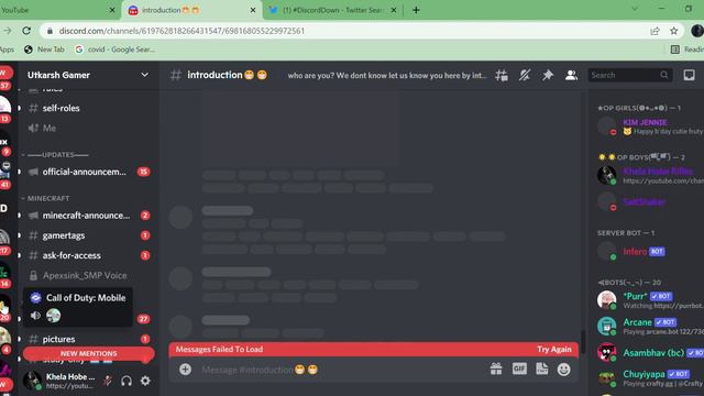Discord Down, Discord Messages Failed to Load - Is Discord Down - Discord Outage, #discorddown смотреть онлайн