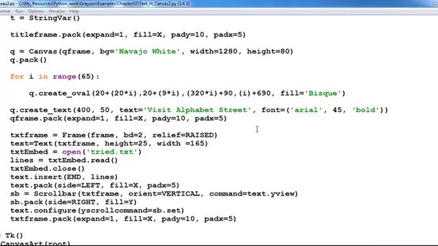 How to Embed a Text File into a frame in Python смотреть онлайн