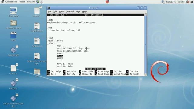 Explotación de Software - Parte IV Programacion en Assembly bajo Linux смотреть онлайн