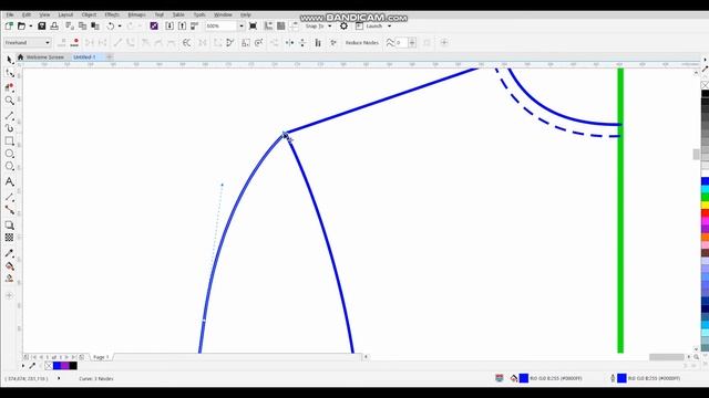 Как создать эскиз в CorelDRAW? Технический рисунок футболки в Корел. Как нарисовать одежду? смотреть онлайн