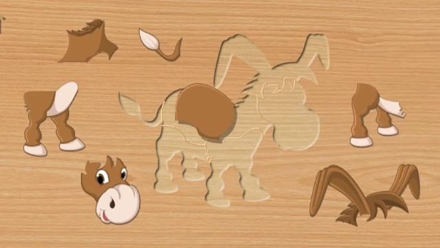 Пазлы для малышей. ?☺️ Весёлые животные.?? смотреть онлайн