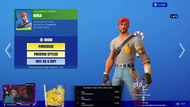 *NEW* DEO SKIN SET! Viewers React To Fortnite Item Shop [August 16th, 2020] смотреть онлайн