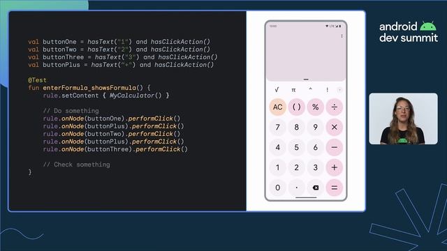 Write your first Compose UI test смотреть онлайн
