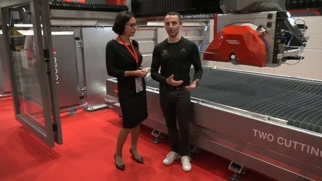 Комбинированный станок М1 Х, компании SASSO MECANICA. Выставка камня MARMO+MAC 2022 в Вероне смотреть онлайн