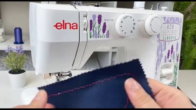 ELNA HM1606. Регулировка натяжения нити смотреть онлайн