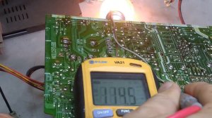 ремонт телевизора LG (GoldStar) CF-20D60 (шасси MC-64A) не включается.