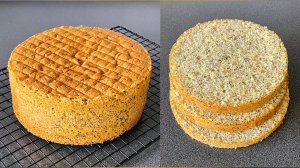 МАКОВЫЙ БИСКВИТ⭐️ Высокий, нежный, сочный, с легким хрустом мака😋🥰 Лучший рецепт🫶