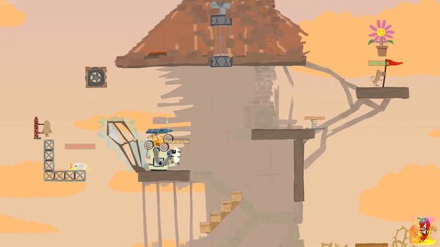 ЛОВУШКИ ДЛЯ ДРУЗЕЙ ► Ultimate Chicken Horse ВЧЕТВЕРОМ ► КООПЕРАТИВ #77 смотреть онлайн