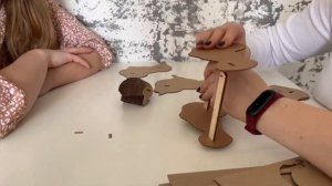 Обзор и сборка картонного 3D пазла от компании QBRIX