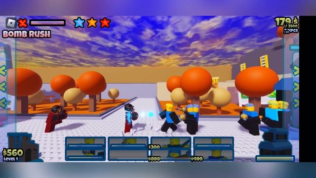 The Battle Bricks Roblox Bomb Rush Tumore Mode 3 Stars! смотреть онлайн